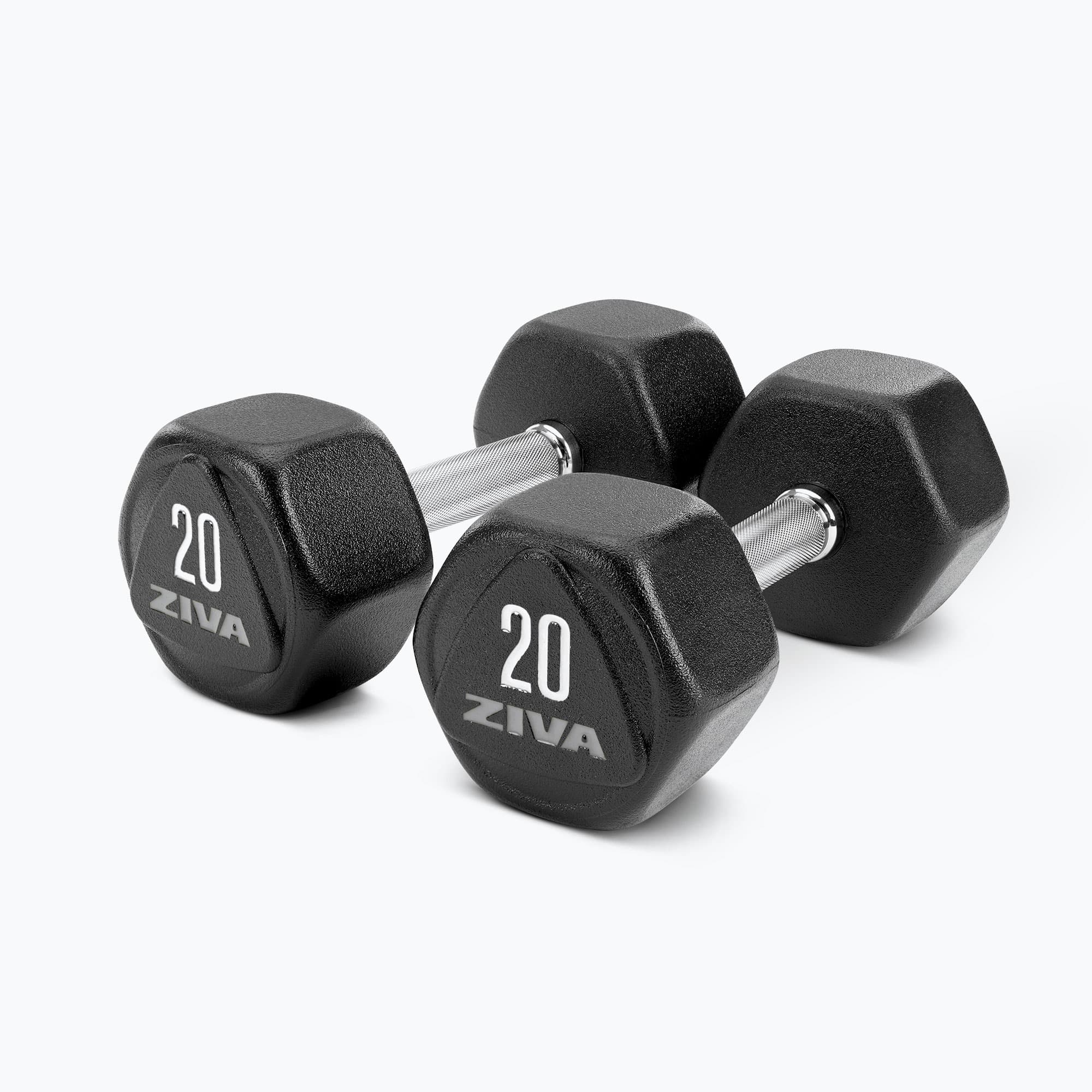 SL URETHANE HEXAGON DUMBBELLS (2KG INCREMENTS)