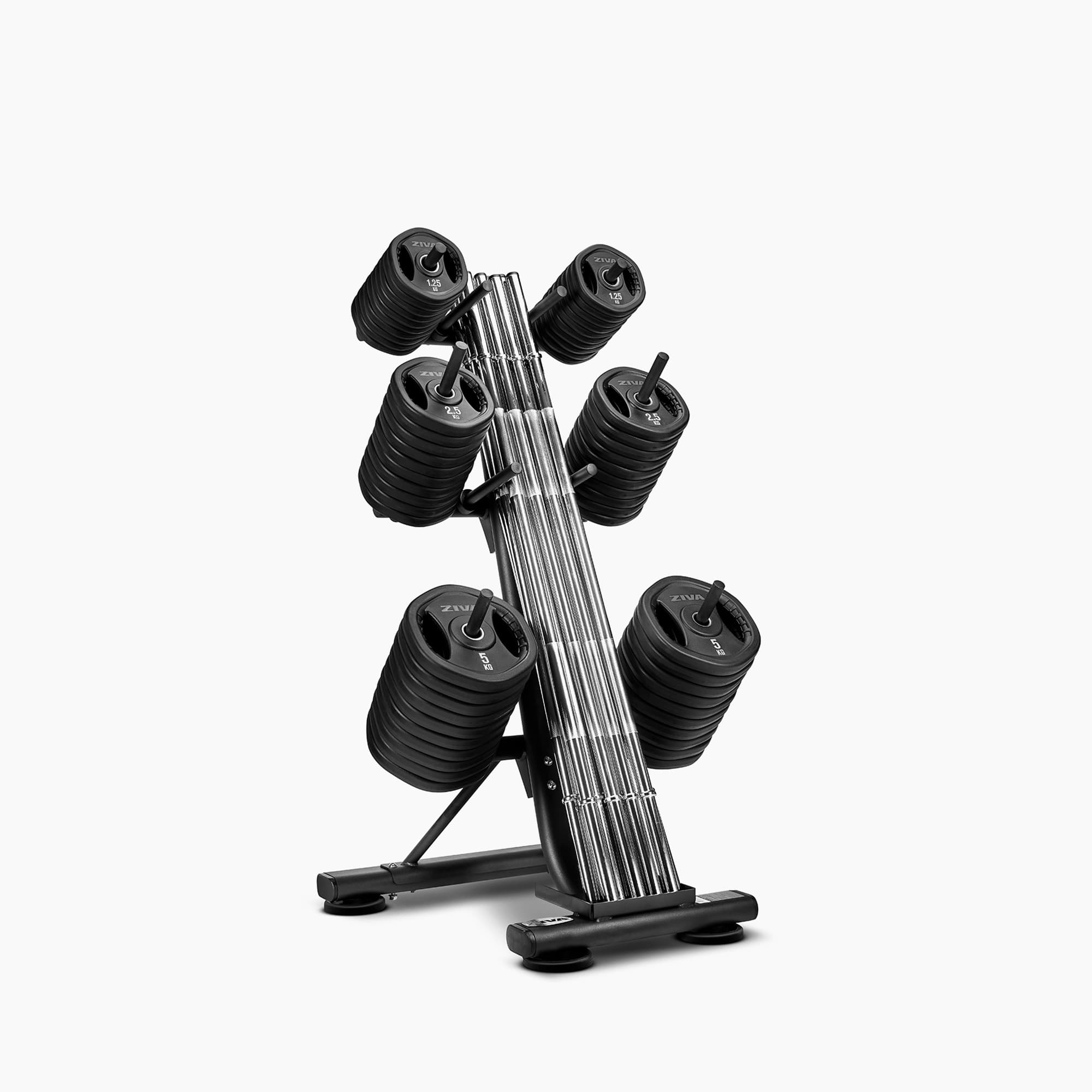 PERFORMANCE RPU STUDIO BARBELL SET + PERFORMANCE RPU STUDIO BARBELL RACK