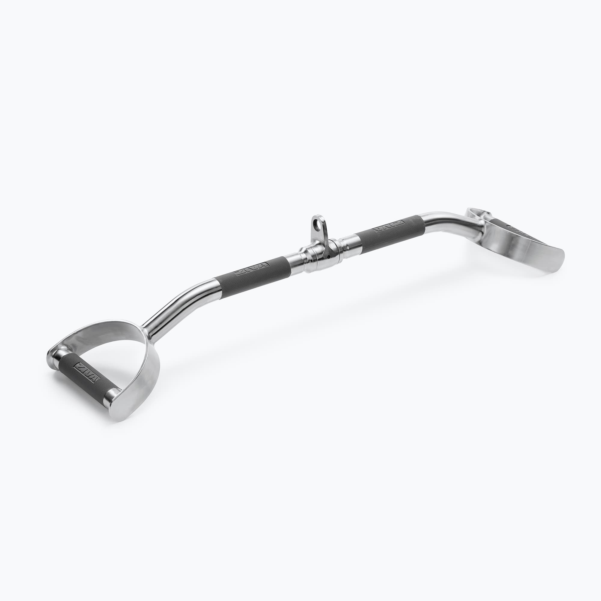 PREMIUM HARD CHROME SHORT LAT BAR WITH PU HANDLE 76CM