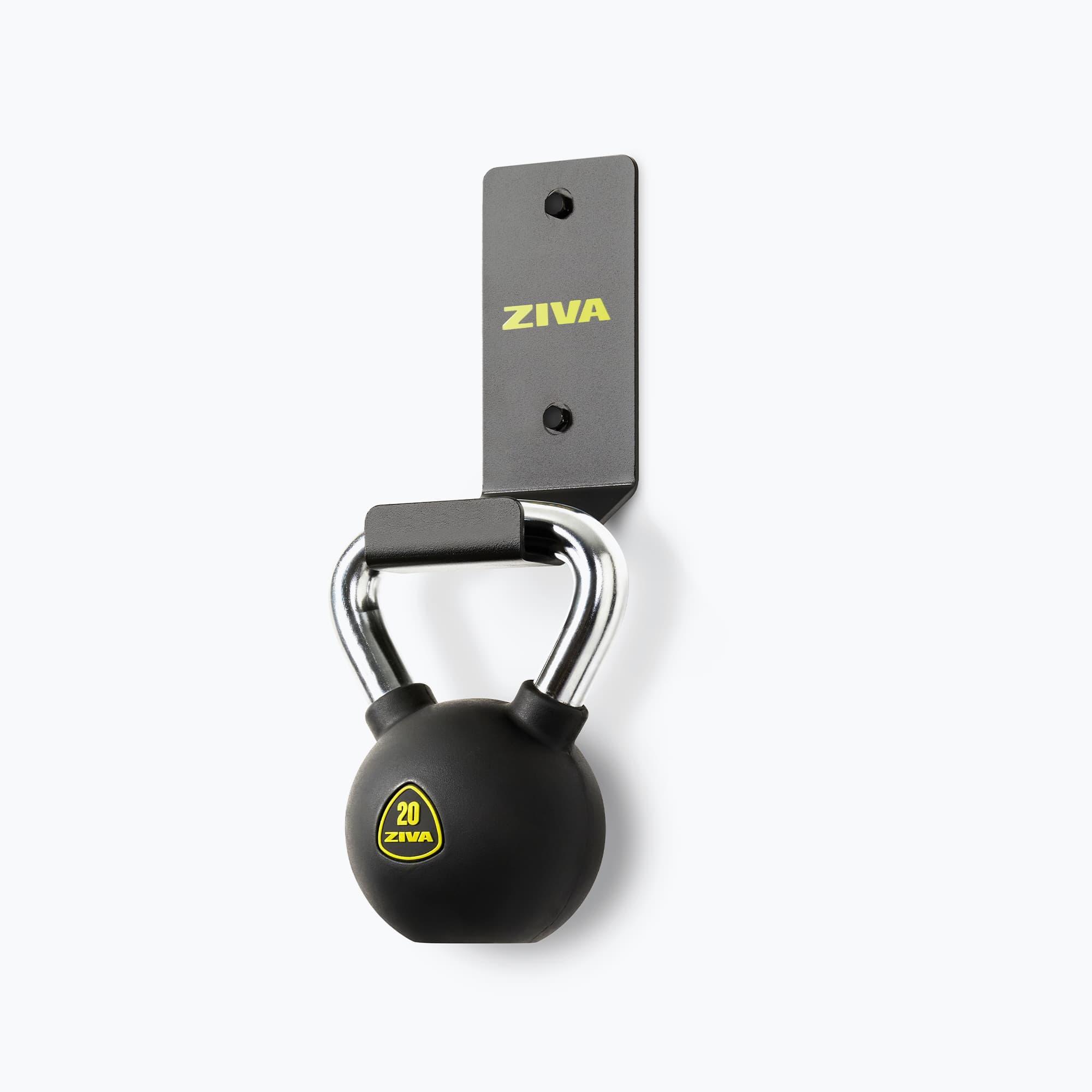 ZIVA WALL MOUNTED SINGLE KETTLE BELL RACK