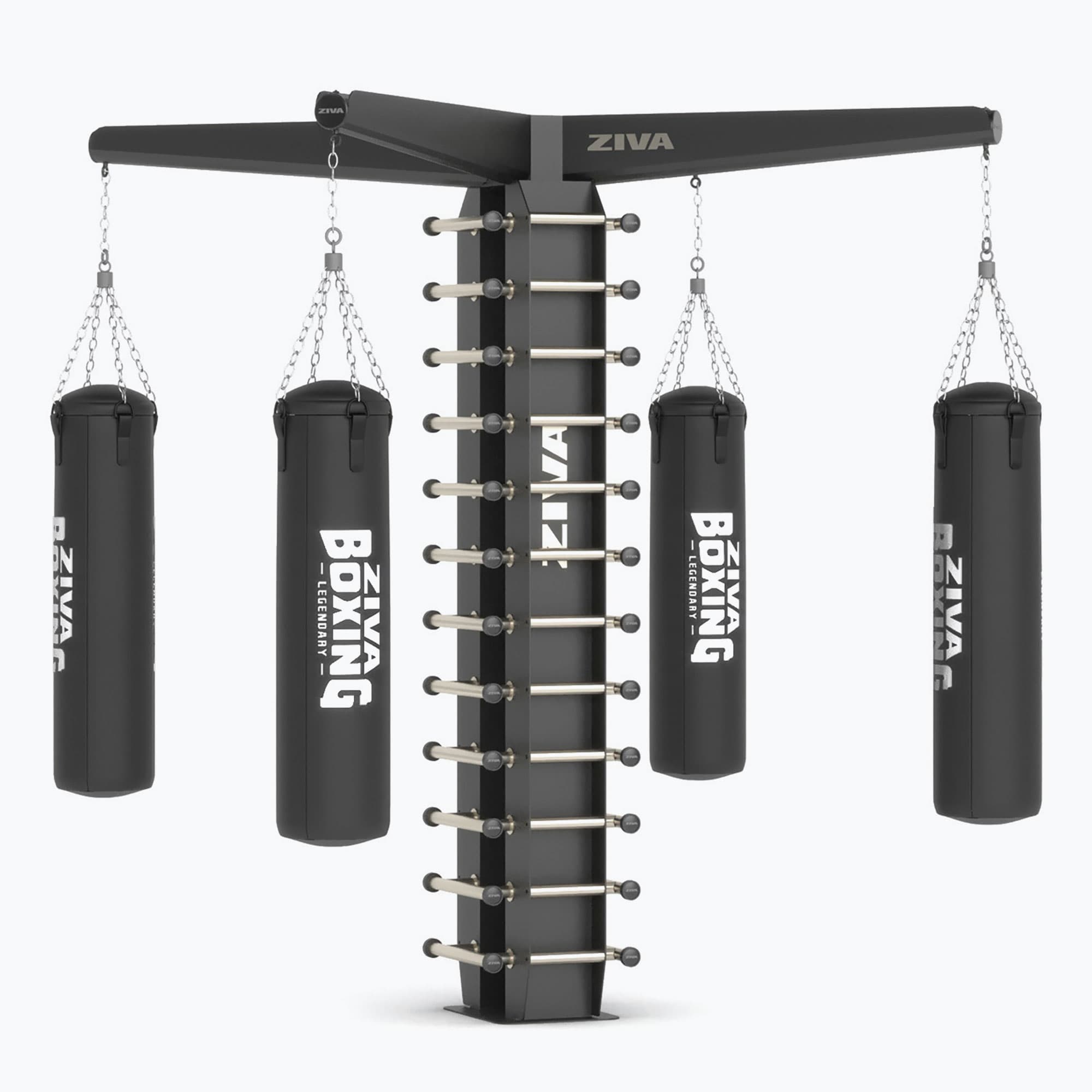 EX TRAINING TOWER W/ 4 BOXING BAG SUPPORT ARMS